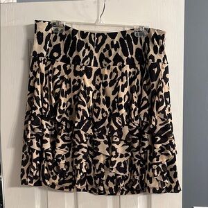 Leopard Print Skirt